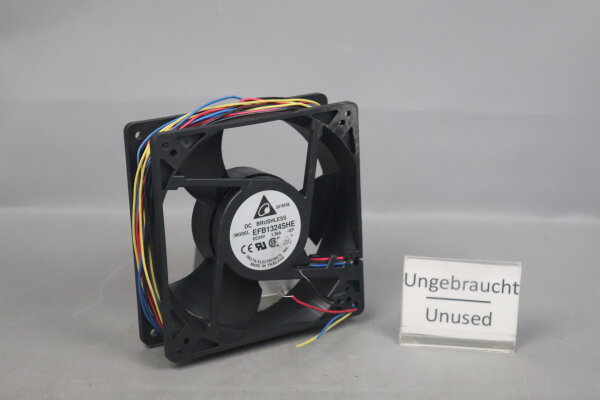 Delta Electronics EFB1324SHE-EP Axiall&uuml;fter 127x127x38mm 18W 24VDC 1,38A Unused