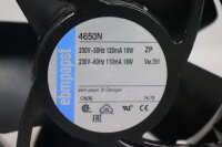 Ebmpapst 4650N Axiallüfter 230V 50/60Hz 120/110mA...