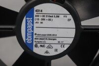 Ebmpapst 4314 Axiallüfter 24VDC (12-28VDC) 210mA 5W...