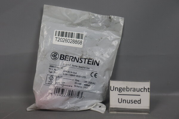 Bernstein KIN-T30AP-015-LSD N&auml;herungsschalter 6503536868 20-250VAC Unused OVP