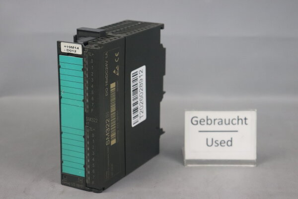 Demag 322-1BH01 Digitalausgabe SM322 E:02 DO 16xDC24V 1A mit Deckel Used