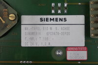 Siemens 6FC3478-3EF20 Maschinensteuertafel 810 M 24VDC 1,2W Used