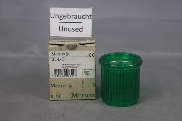 Moeller Kl&ouml;ckner SL-L-G Dauerlichtmodul Gr&uuml;n 205314 Unused OVP