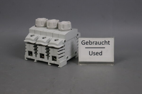 W&Ouml;HNER 3 St&uuml;ck Sicherungssockel VDE 0636 400V 63A  used