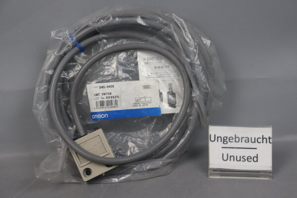 Omron D4C-6403 Endschalter 2235Z5 0,1A 30V IP67 Unused