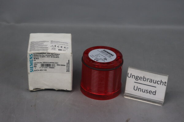 Siemens 8WD4 400-1AB Dauerlichtelement E:02 Rot 7W 230VAC/DC Unused OVP