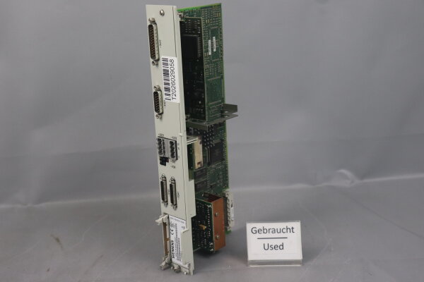 Siemens 6SN1118-0DG21-0AA1 SIMODRIVE control module Version:D Used