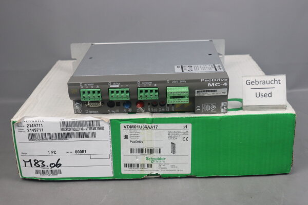 Schneider Electric MC-4/11/03/400 Elau PacDrive 527324 VDM01U30AA17 Used OVP
