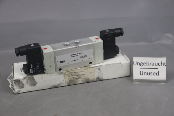 Parker PA12705-0233 Wegeventil S9 581RFG-1/4 GS24V 10Bar + KZ3673 24V DC Unused