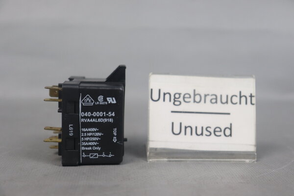 Copeland 040-0001-54 Relais 16A 120V Unused