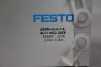 FESTO ADNM-63-A-P-A-45Z1-90Z2-20K8 Mehrstellungszylinder...