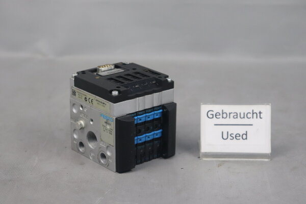 FESTO CPV10-GE-MP-4 18253 Ventilinsel CPV10-VI 18200 Rev.04 24VDC Used