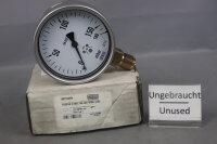 WIKA 612.20.100 Pressure gauge G1/2B 0....160 mbar Unused...
