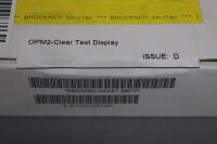 Siemens 6SE3290-0XX87-8BF0 OPM2 Clear Text Bedienfeld Issue: D Sealed