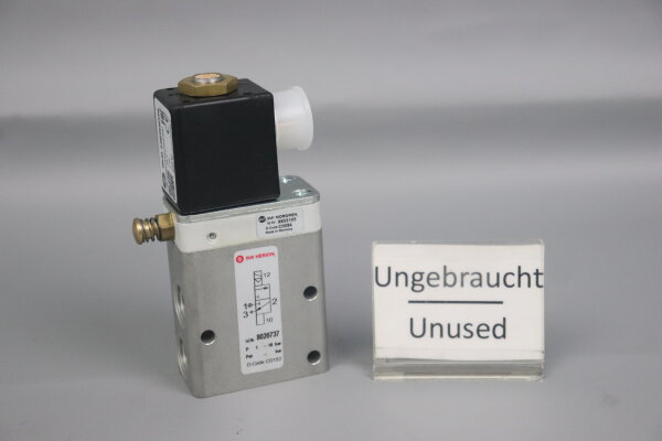 IMI Herion 8020737 3/2-Wege Magnetventil + 0000000024602400 Spule 24V 7W Unused