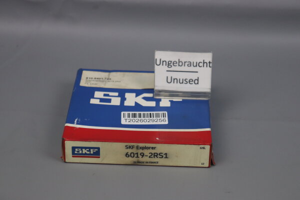 SKF 6019-2RS1 Rillenkugellager 95x145x24mm 2800rpm Stahl Sealed