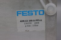 Festo ADN-63-190-A-PPS-A Compact Cylinder 536330 10bar Unused