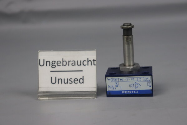 Festo MC-2-1/8 Solenoid valve 2187 0-7bar 0-105psi Unused
