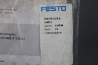 Festo FBA-PB-SUB-9-3xM12 Feldbusadapter 537934 Serie:F5...