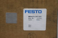 Festo MS4-LF-1/4-C-U-V Filter 527695 12bar 180psi Unused OVP