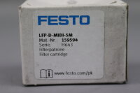 Festo LFP-D-MIDI-5M Filter cartridge 159594 Unused OVP