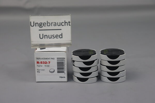 Shiny 10 St&uuml;ck R-532-7 Replacement pad for R-532 Unused OVP