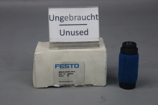 Festo MS4/D-MINI-LFM-A Micro-filter cartridge 162674 Unused OVP