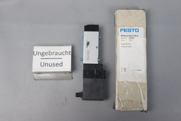 Festo MT2H-5/2-4,0-L-S-VI-B Magnetventil 159452 Unused OVP