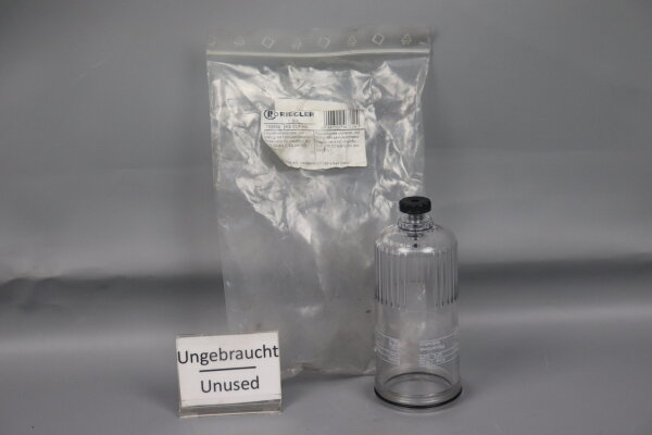 Riegler 100504  Polycarbonatbeh&auml;lter inkl  O-Ring KS 33 F-HA Unused OVP