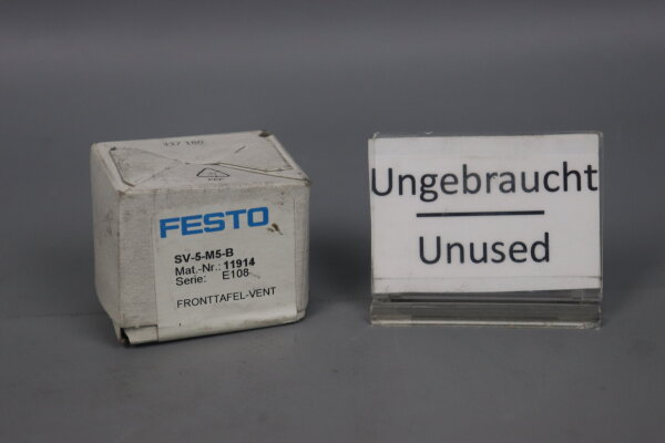 Festo SV-5-M5-B Pneumatikventil 11914 Sealed