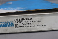 Tsubaki RS12B-SS-2 BS/DIN Roller Chain A118091 5m long 264 Links Unused OVP