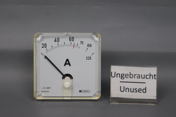 Enertec 7JE4E59001 Ampermeter 0-225A Unused