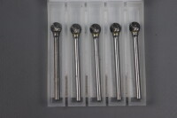 (5xStück) SGS SD-51M D/C BUR Schleifgrat SD-51M-D/C-BUR Kugel 6,4mm Unused OVP