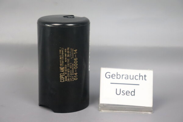 Copeland 014-0006-14 High Torque Start Capacitor 330V 216-259 MFD Used Damaged