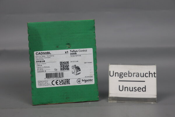 Schneider Electric CAD50BL Hilfssch&uuml;tz 040696 24VDC 2,4W Sealed