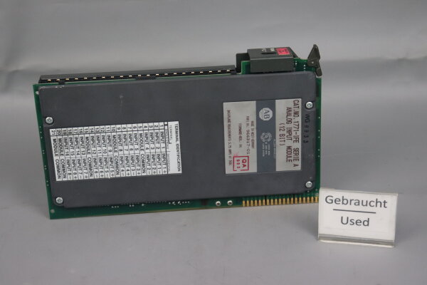 Allen Bradley 1771-IFE A 966317-01 Analog Input modul 1771IFE A  0,75A 5VDC Used