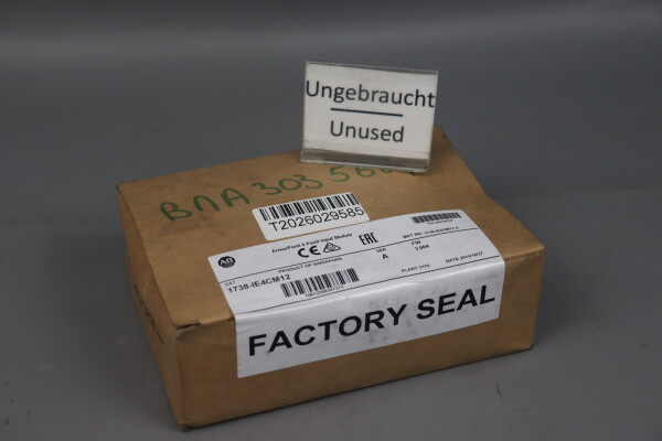 Allen Bradley 1738IE4CM12 A Armorpoint 4 Point Input Module 1738-IE4CM12 A Sealed
