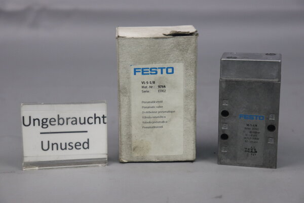 Festo VL-5-1/8 Pneumatic valve 9764 Unused OVP