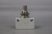 Riegler 103810 Drosselventil in Blockform, Alu eloxiert, G 1/8 PN max. 10 bar Unused OVP