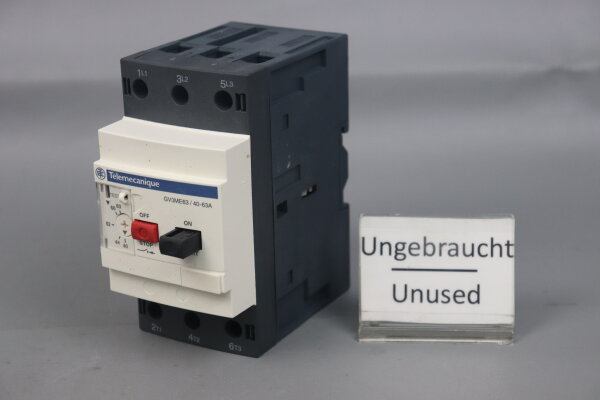 Telemecanique GV3ME63 Motorschutzschalter 40-63A Unused