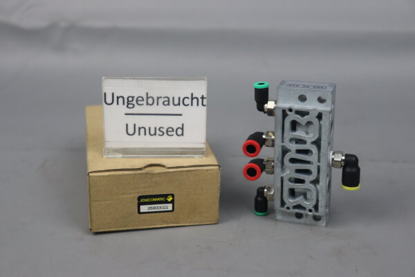 Joucomatic 35900022 Subbase 359-00-022 Unused OVP