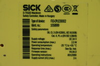Sick FX3-CPU230002 Safety Controller 1058999 Unused