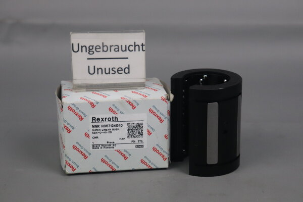 Rexroth R067124040 Super Linear Bush KBA-O-40-DD Unused OVP