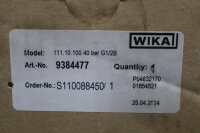 Wika 9384477 Manometer 11.10.100 40 bar G1/2B Unused OVP
