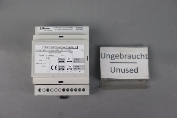 Warner Electric CBC-140-5  Stromversorgung Unused