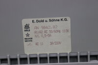 Dold & Söhne AN 9842.82 Stromrelais 29712 50/60Hz 110V 0,5-5A Unused OVP