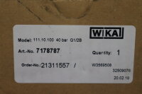 Wika 7178787 Manometer 111.10.100 40 bar G1/2B Unused OVP