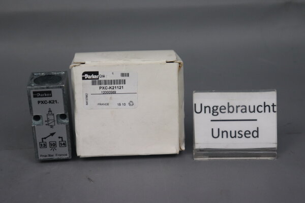 Parker PXC-K21121 Pneumatischer Endschalter 12000589 9bar Unused OVP