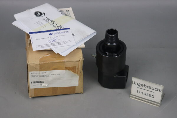 Haag+Zeissler Drehdurchf&uuml;hrung Ser.990030 Typ P-ND Unused