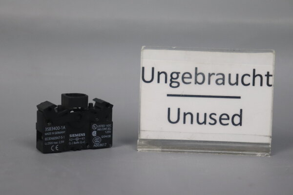 Siemens 3SB3400-1A Lichtblock Anzeigenblock 250V 2,5W Unused